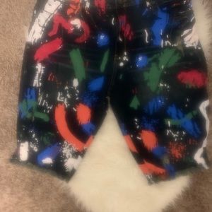 Hand painted AHP jean shorts 🩳